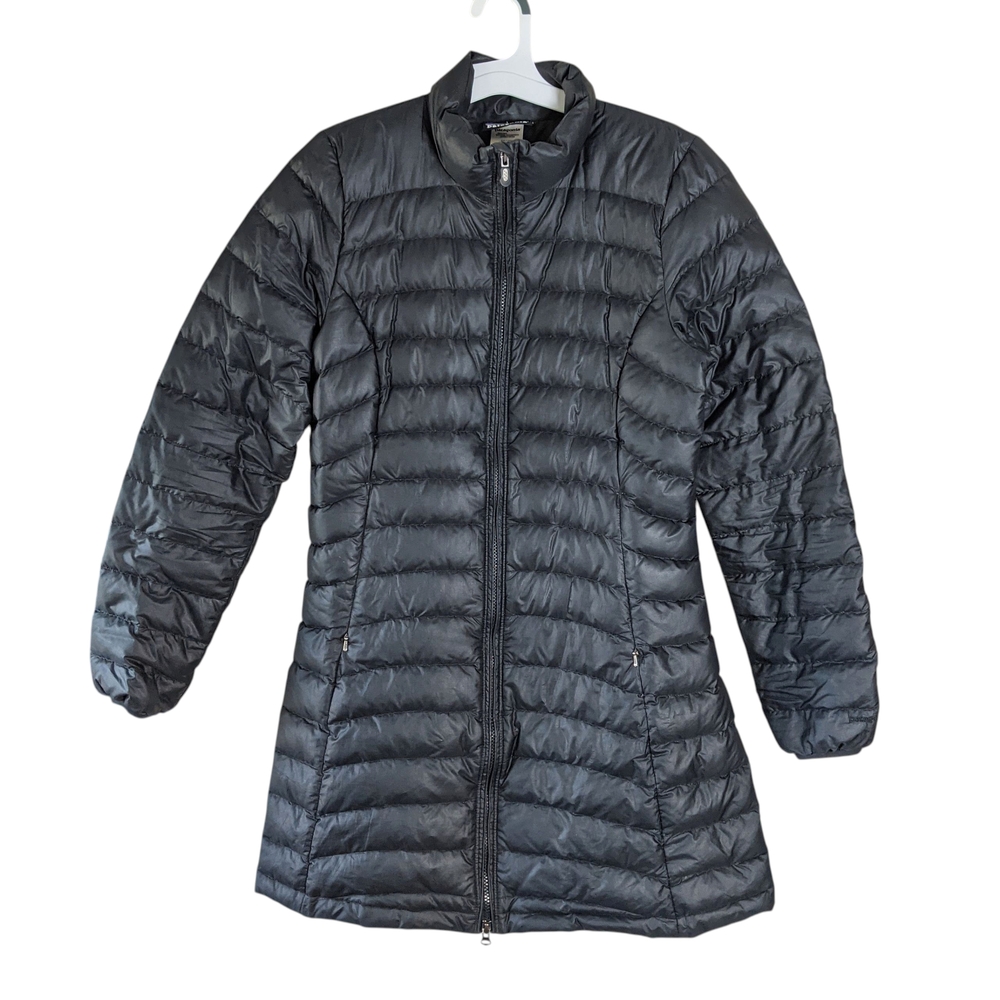 Patagonia Women's Black Down Parka Puffer Coat Size S